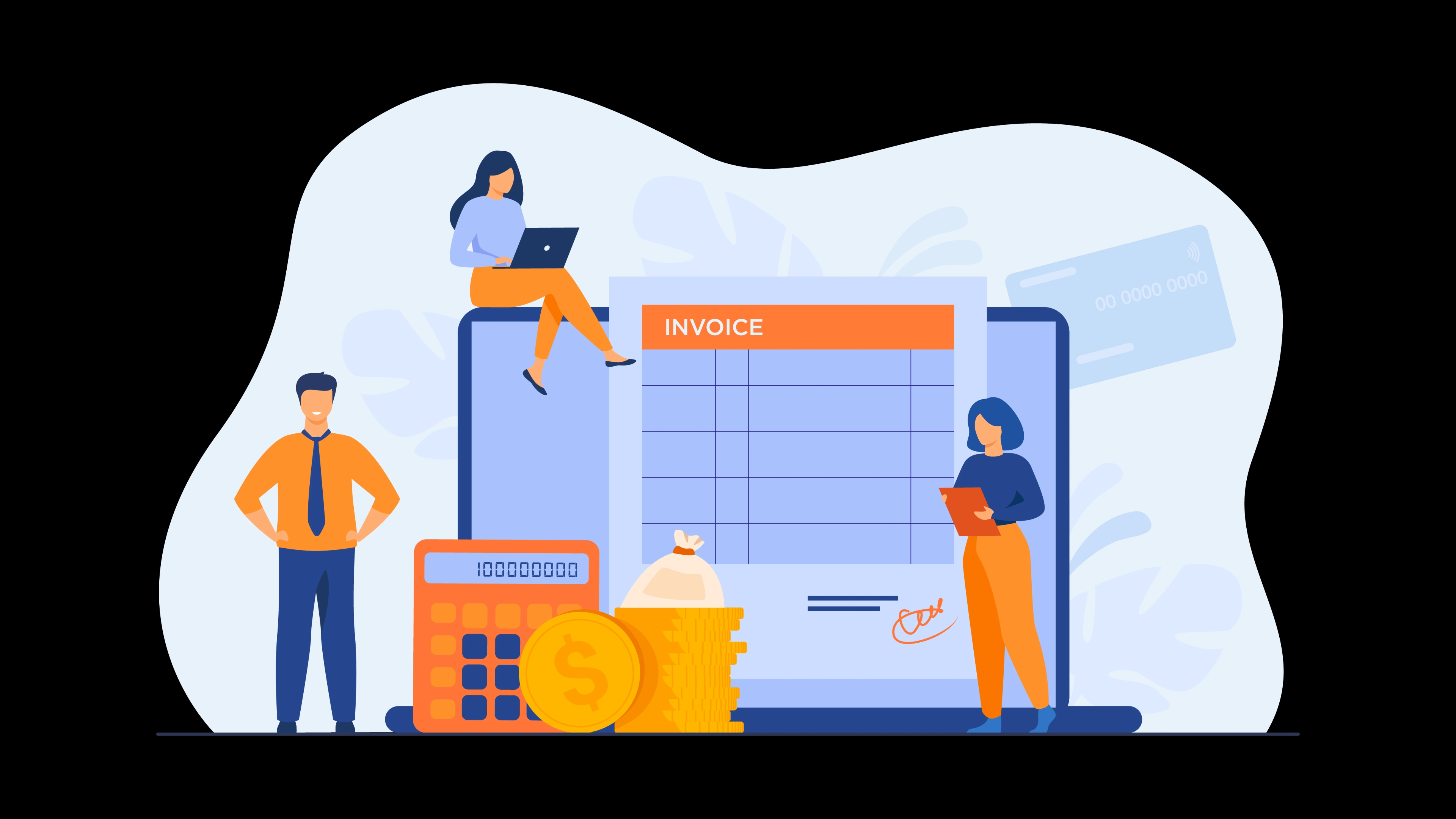 Illustration of billing and financial workflows in ChildEra