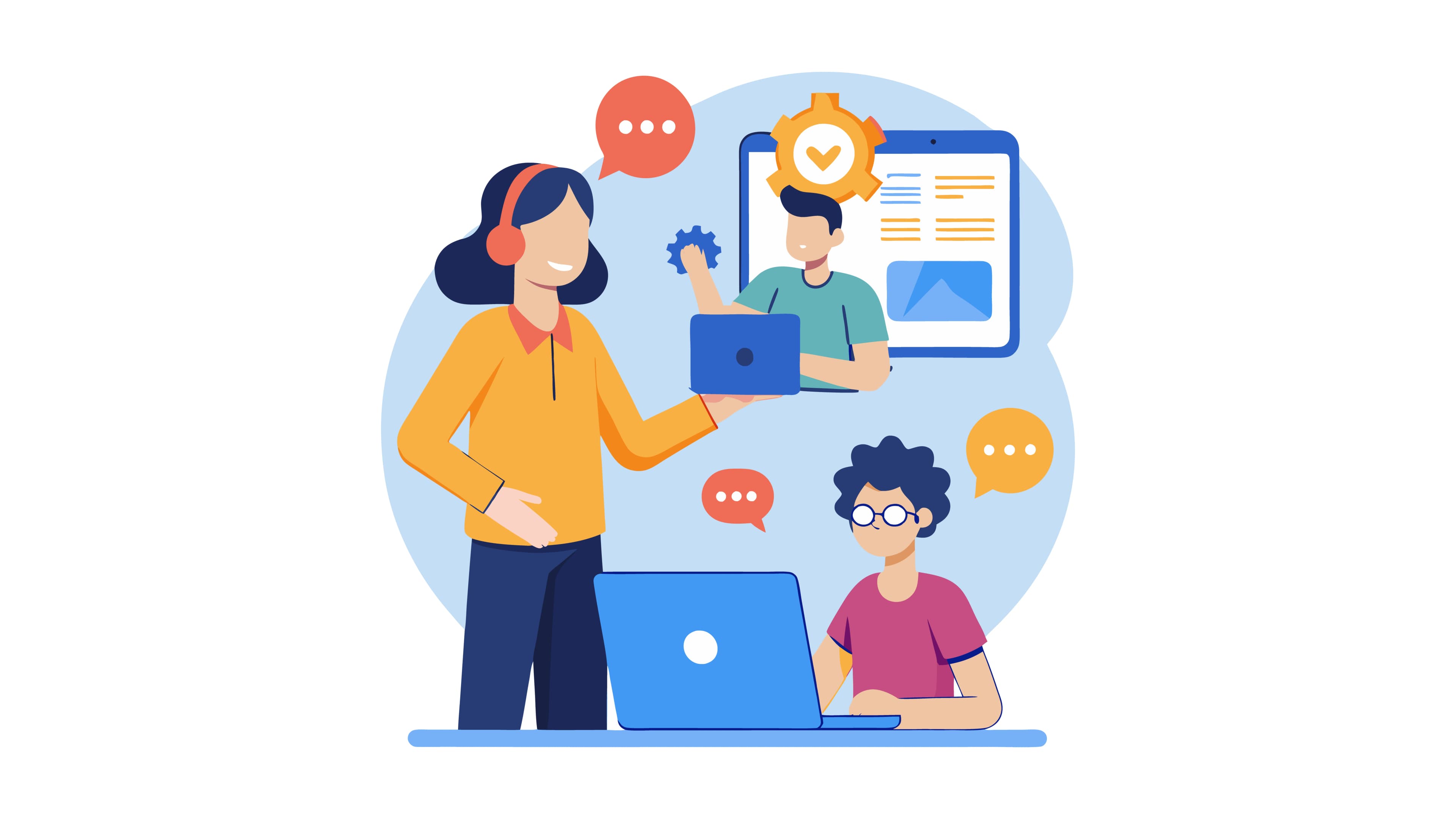 ChildEra support team helping childcare providers with onboarding and training