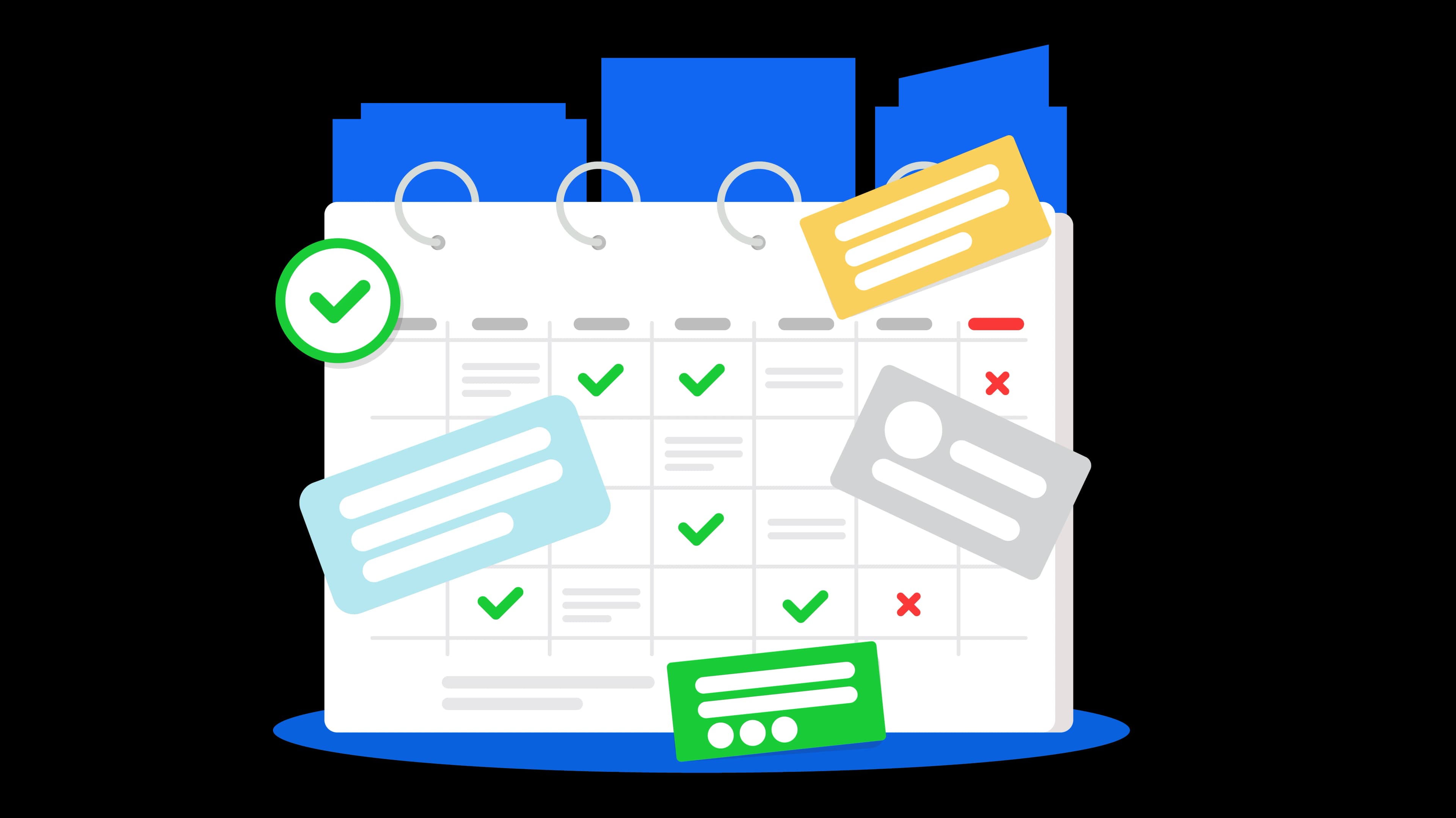 Attendance templates and daily tracking for childcare