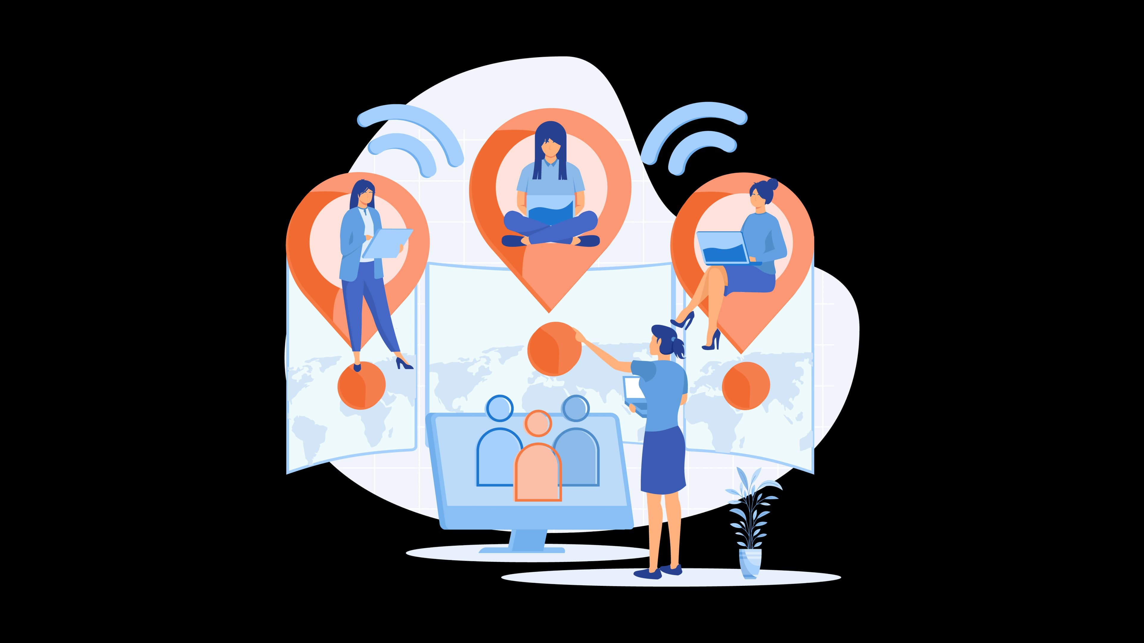 Childcare management software connecting multiple locations