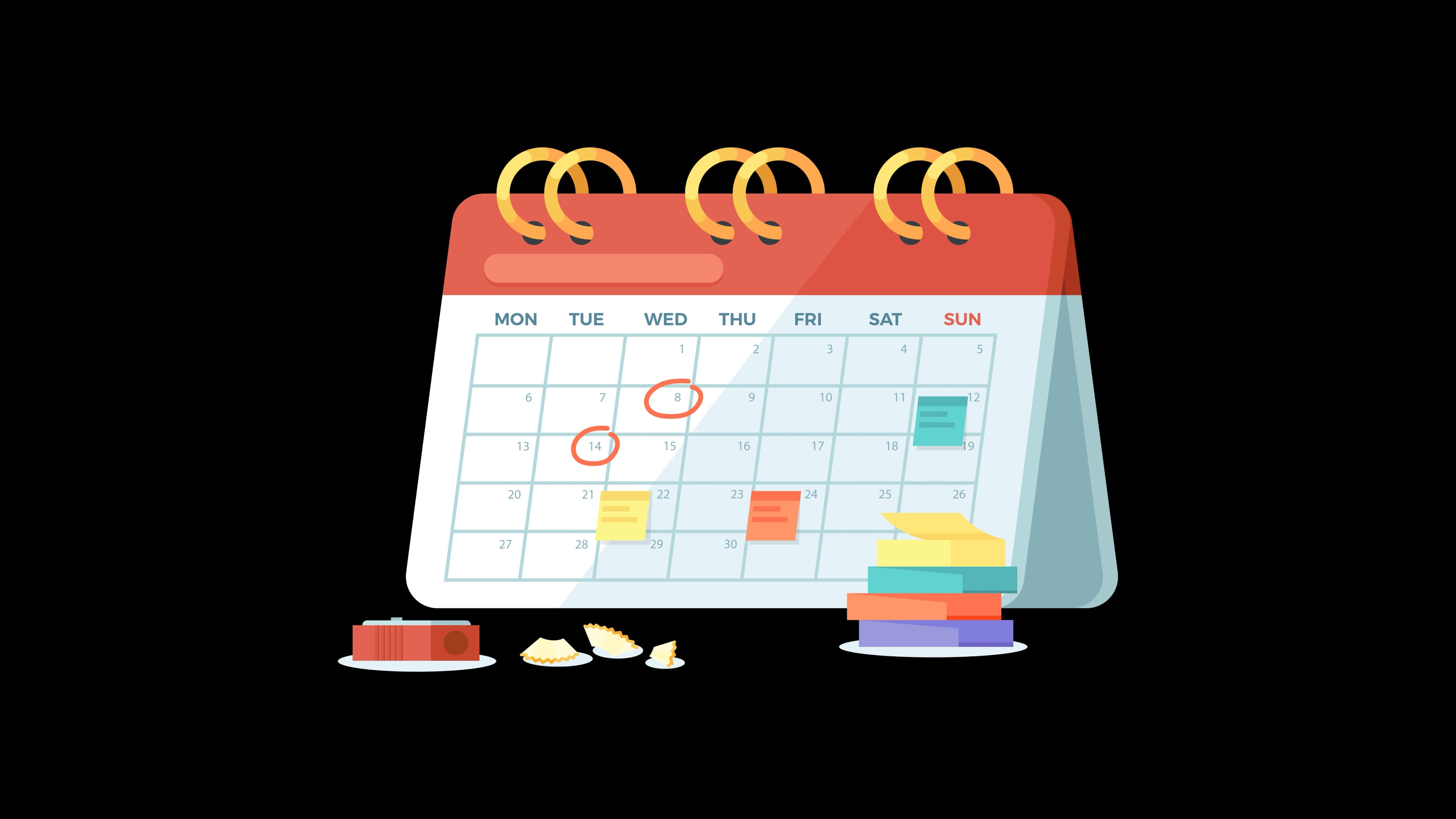 Classroom planning and calendar templates for teachers