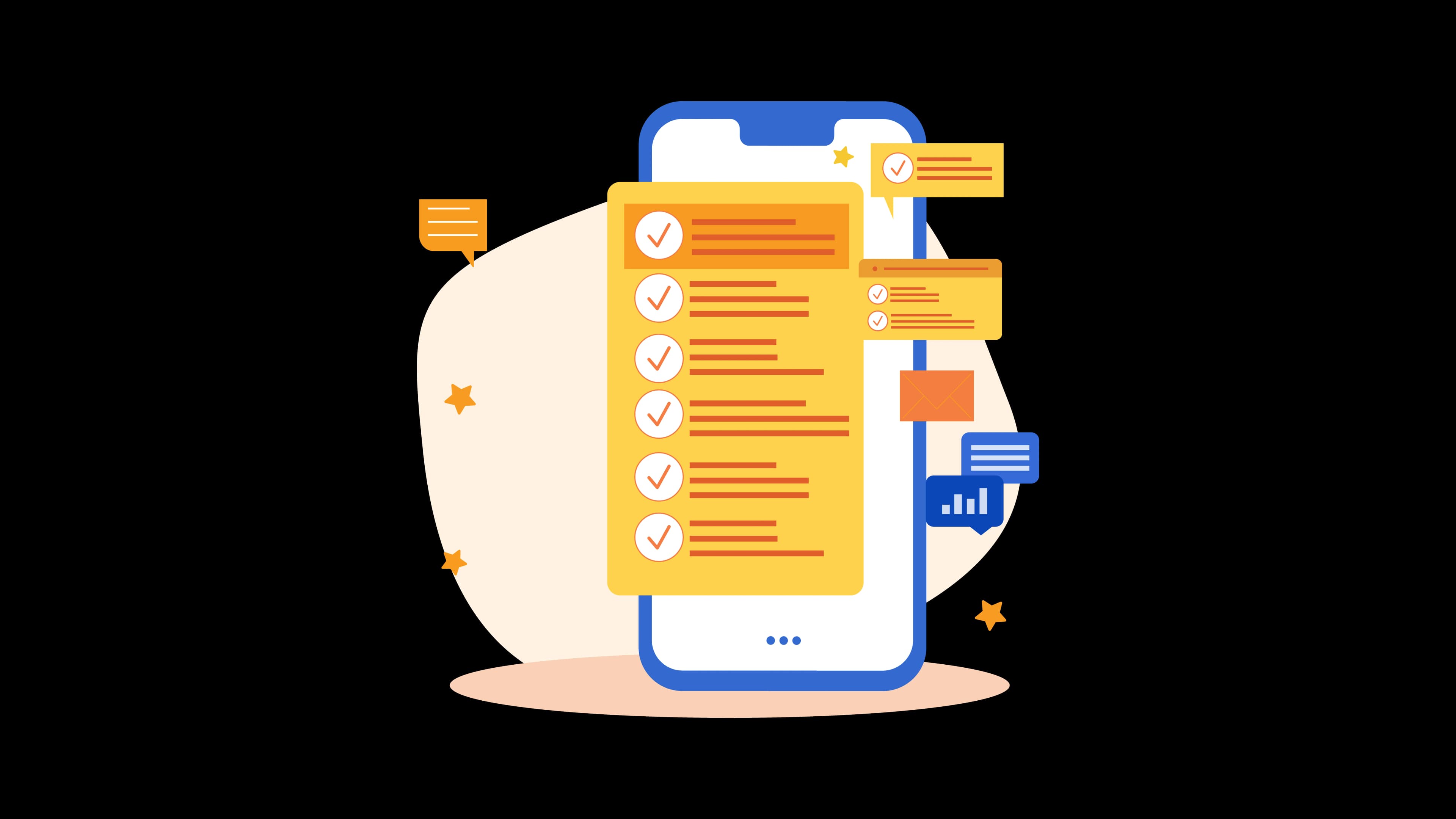 Digital checklist automation in childcare software