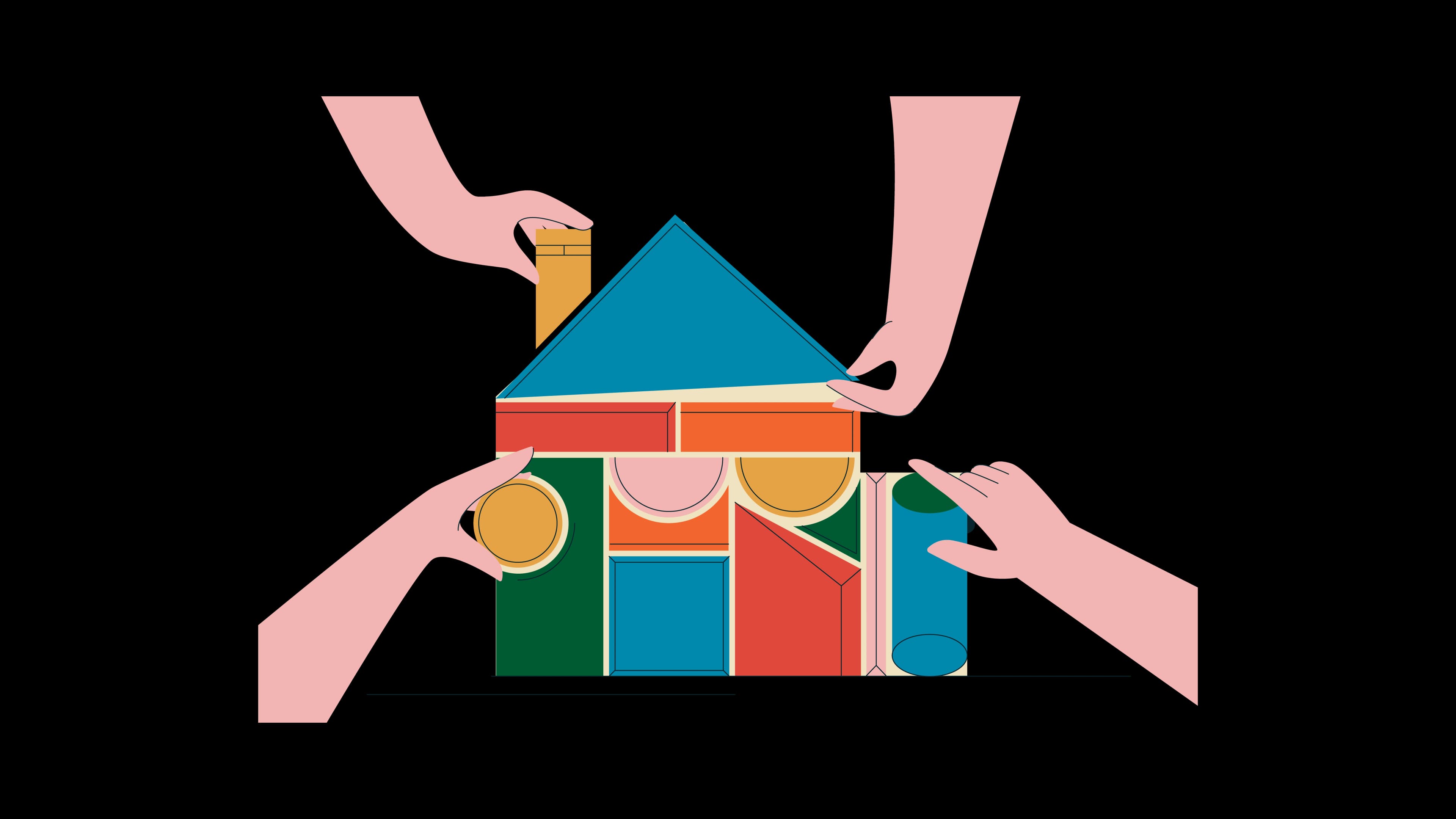 Montessori preschool classroom with hands-on learning materials