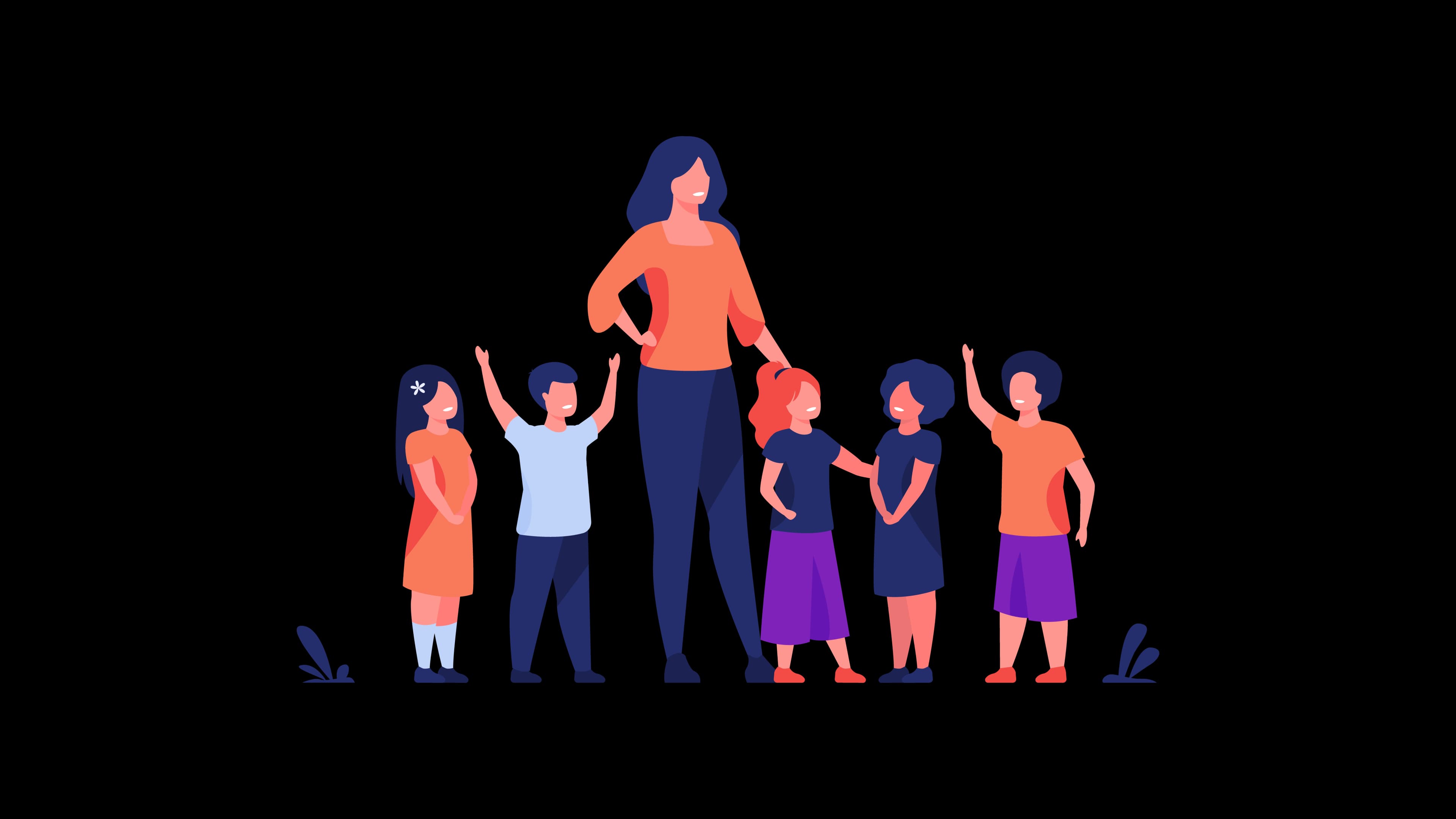 Young children learning together in a preschool classroom