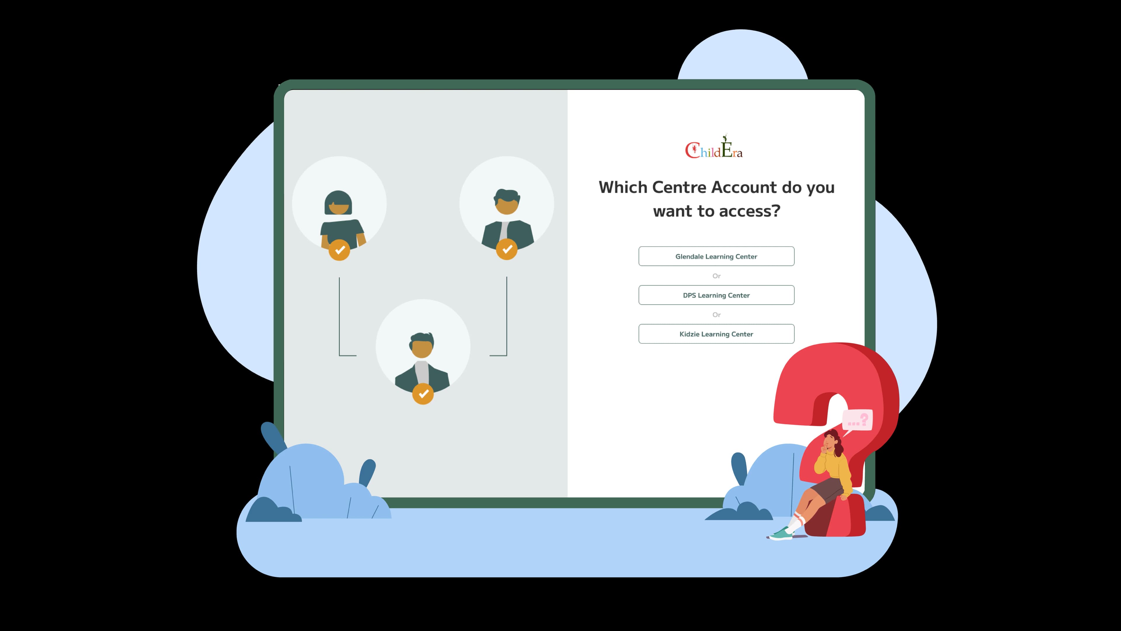 Overview of multi-location childcare management across centers