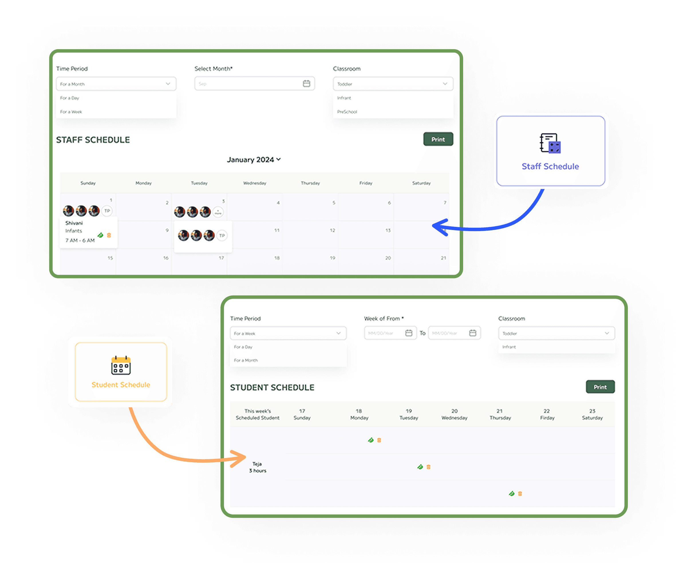 Automate Staff & Child Scheduling with Ease