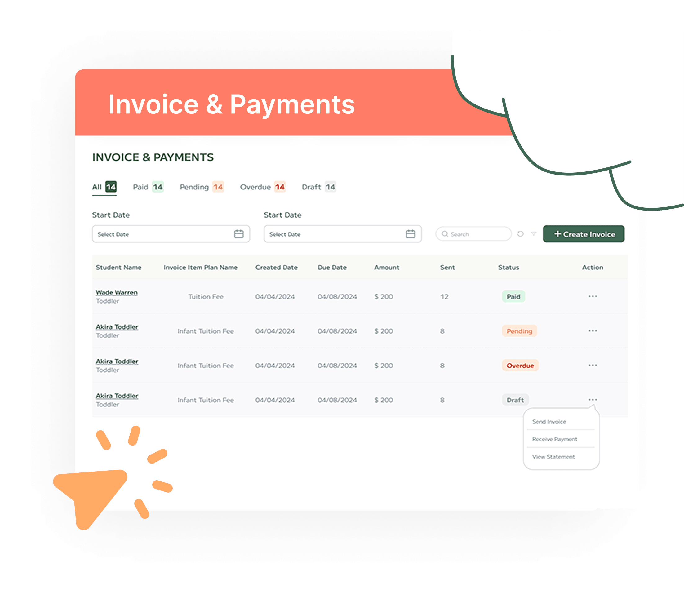 Smart Invoicing for Childcare Centers